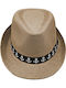 Summertiempo Men's Hat Fedora Brown