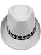 Summertiempo Men's Hat Fedora White