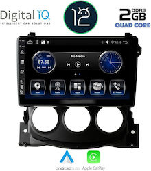 Digital IQ Car-Audiosystem für Nissan 370Z 2009-2012 (Bluetooth/USB/AUX/WiFi/GPS/Apple-Carplay) mit Touchscreen 12"