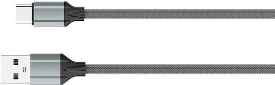 Ldnio LS441 USB 2.0 Cable USB-C male - USB-A 12W Γκρι 1m