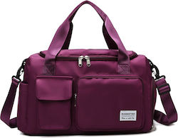 Playbags Σακ Βουαγιάζ 22lt Μωβ Υφασμάτινο Μ42xΠ...