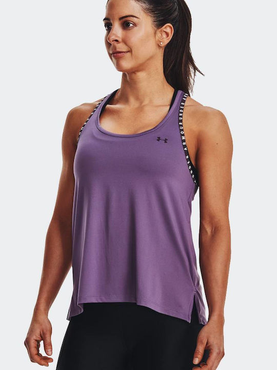 Under Armour Women's Athletic Blouse Sleeveless Purple