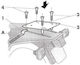 Shad Βάση Βαλίτσας για Yamaha XT 600 91-94