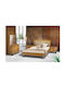 Set De Mobilier Pentru Dormitor Stejar 150x200cm 5 Bucăți