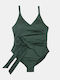 Rock Club BP1503 One-Piece Swimsuit Green