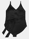 BP1503 One Piece Swimsuit for Large Bust Black