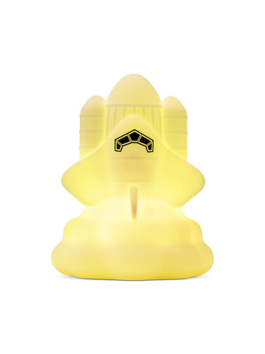 Navaris LED Kinder Dekorative Lampe Berührung Silicone Night Light Weiß 9.6x9.6cm