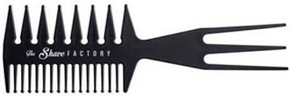 The Shave Factory Χτένα Μαλλιών Μαύρη
