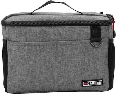 Caruba Camera Shoulder Bag Insert Toploader F-00527 Size Large in Gray Color