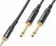 Power Dynamics CX86-1 Kabel 6,3mm Stecker - 6,3mm Stecker 6.3m (CALIN385)