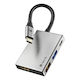 NGS Wonderdock 4 USB-C Docking Station mit HDMI 4K PD Silber