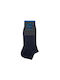 Pournara Damen Einfarbige Socken Blau 1Pack