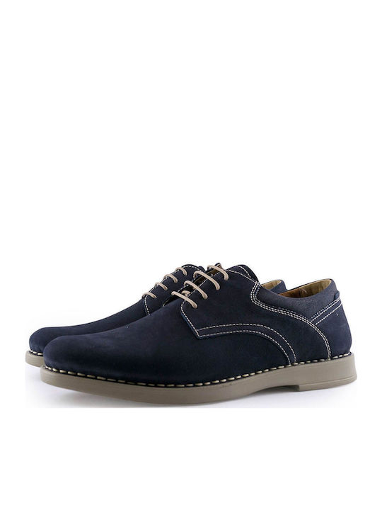 Mondo 326 Men's Leather Casual Shoes Blue