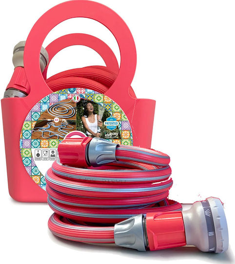 Idro Easy Magic Soft Corallo Sardegna Furtun Extensibil Set 1/2" 15m