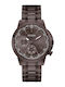 Guess Spec Men's Watch 44mm Chronograph Battery with Brown Metal Bracelet