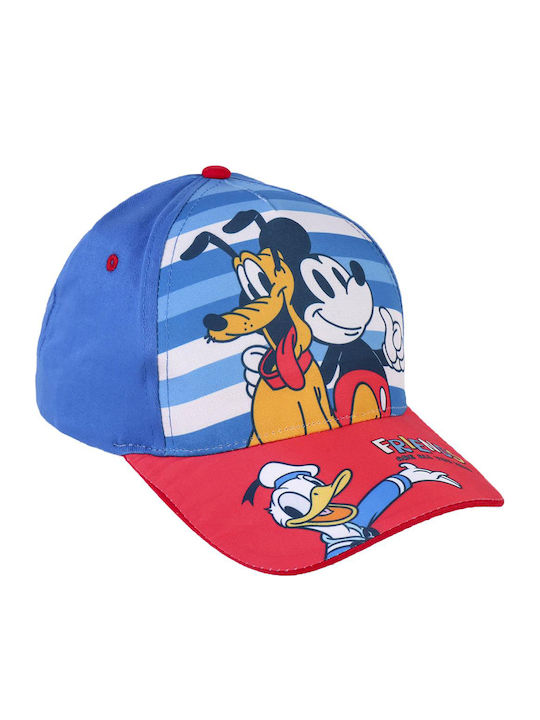 Cerda Παιδικό Καπέλο Jockey Υφασμάτινο Mickey Μπλε