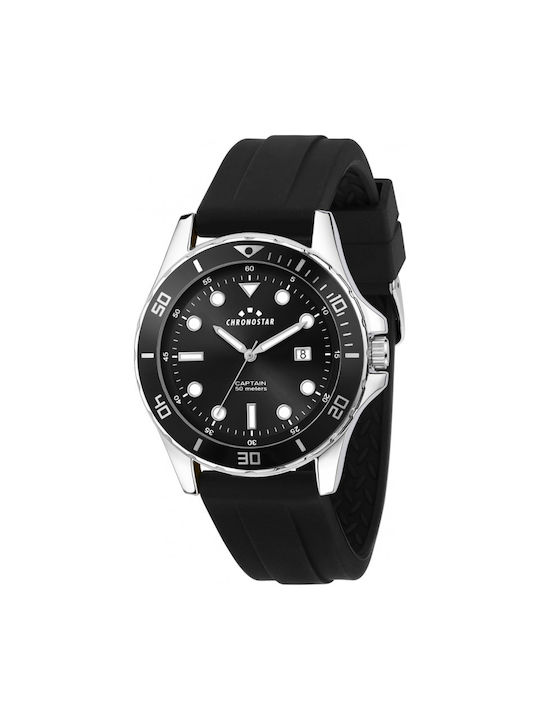 Chronostar Captain Watch Battery with Rubber Strap