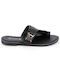 B-Soft Women's Flat Sandals in Black Color