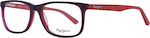 Pepe Jeans Caine Plastic Eyeglass Frame Red PJ3334-C3