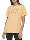 DKNY pentru Femei de Vară Bluză Mâneci scurte Clementine
