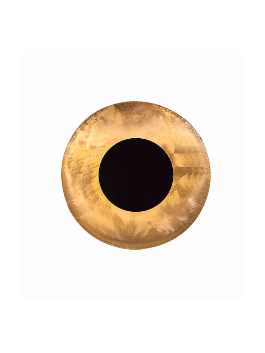 Luma Modern Lamp Wall with Socket GX53 Gold 33cm