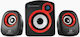 Audiobox A300-U 2.1 Speakers 5W Red