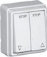 Efapel Comutator De Perete Electric Obturator Rulou Dublu Cu Cadru