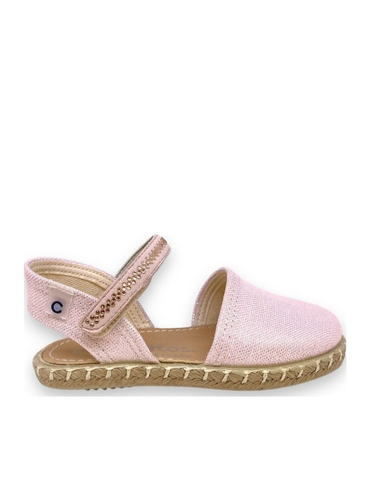 Espadrile pentru Copii cu închidere Hoop & Loop Roz