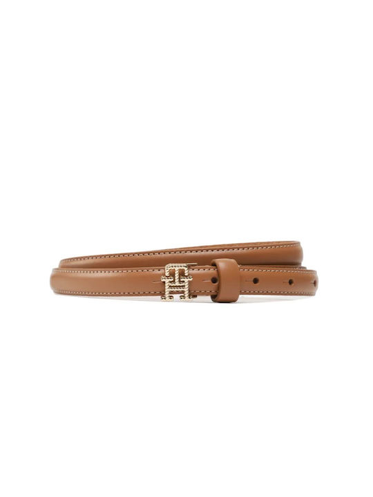 Tommy Hilfiger Logo Women's Belt Brown