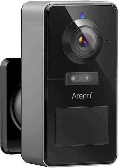 Arenti Power1 IP Überwachungskamera Full HD+ 4MP Wasserdicht Batteriebetrieben mit Zwei-Wege-Kommunikation