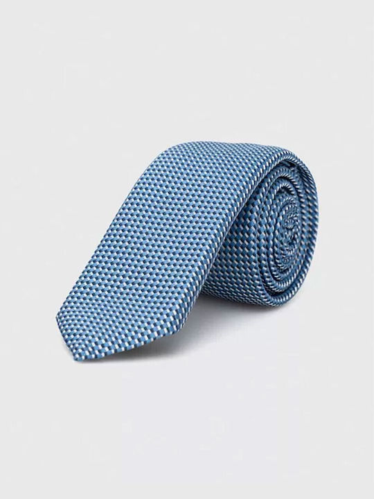 Hugo Boss Cravată pentru Bărbați Mătase Tipărit în Culorea Albastru deschis