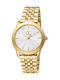 Just Cavalli Damenuhr 34mm Batterie mit Gold Rostfreier Stahlarmband