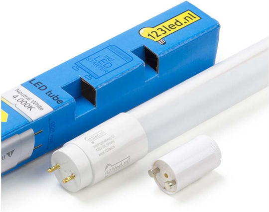 123led LED Bulb 7.5W Fluorescent Type 60εκ. for Socket G13 and Shape T8 Natural White 1125lm
