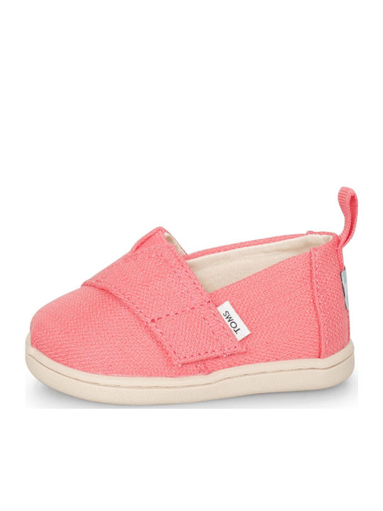 Παιδικές Espadrilles mit Bügel- und Schleifenverschluss Rosa Alpargata