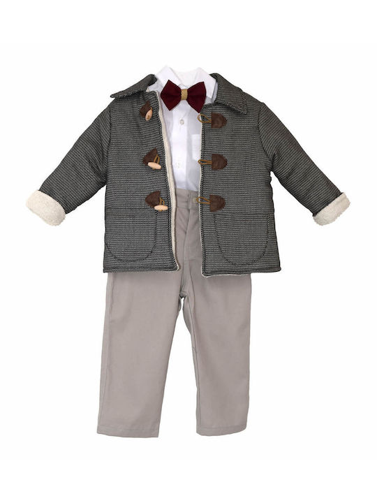 Nst Nastasia Costum De Botez Pentru Băiat Joseph Trumbull Stickney Gri