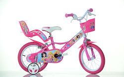 Dino Bikes Cartoon Princess 14" Kinder Fahrrad Mountainbike Rosa