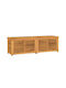 vidaXL Wooden Outdoor Storage Box Brown 175x50x53cm