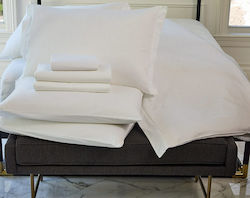 Blanc de Blanc Hotel Duvet Cover MK Solid Plain...
