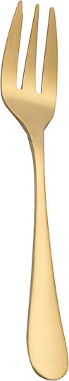 Dinox Nis Πιρούνι Φρούτου/Γλυκού Ανοξείδωτο Gold Matte 15.5cm