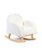 Teddy White Kids Armchair 51x45x52cm