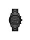 Michael Kors Runway Uhr Chronograph Batterie mit Schwarz Metallarmband