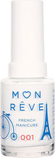 Mon Reve French Manicure Nagellack für French Manicure 001 White Tip 13ml