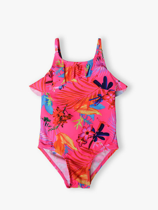 Minoti Kids Swimwear One-Piece Fuchsia