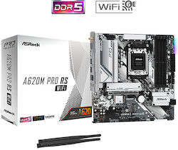 ASRock A620M Pro RS WiFi Mainboard Micro ATX mit AMD AM5 Sockel