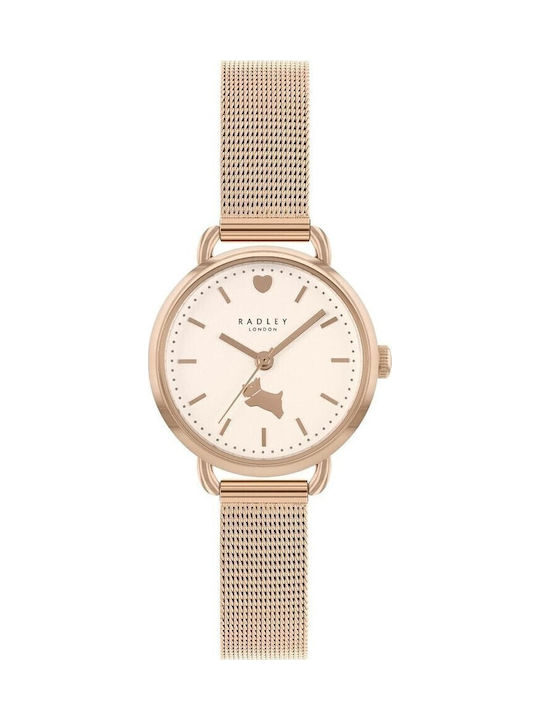 Radley Damen Uhr mit Rose Gold Metallarmband