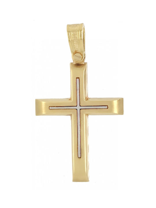 Triantos Gold Cross 14K ματ