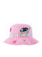 Stephen Joseph Kids' Hat Bucket Fabric Pink
