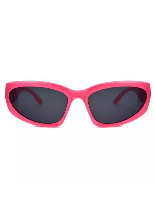 Awear Sloan Women's Sunglasses with Pink Plastic Frame and Black Lens