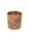 Zaros Decorative Candle in Brown Jar 11x8cm