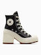Chuck 70 De Luxe Heel Damen Stiefel Schwarz